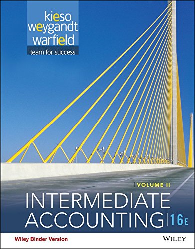 Beispielbild fr Intermediate Accounting, Sixteenth Edition Volume 2 Binder Ready Version zum Verkauf von TextbookRush