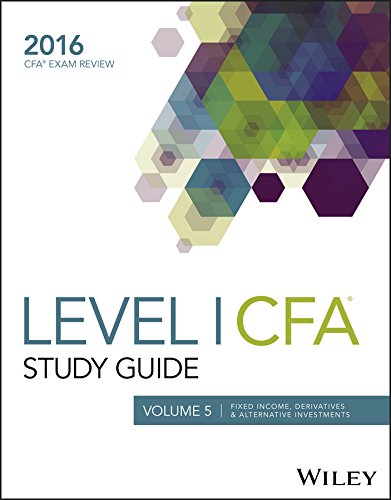 Stock image for Wiley Study Guide for 2016 Level I CFA Exam for sale by Better World Books