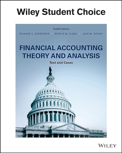 Stock image for FINANCIAL ACCT.THEORY+ANALYSIS [Paperback] for sale by Irish Booksellers