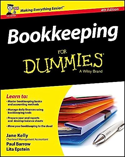 9781119189138: Bookkeeping for Dummies: UK Edition