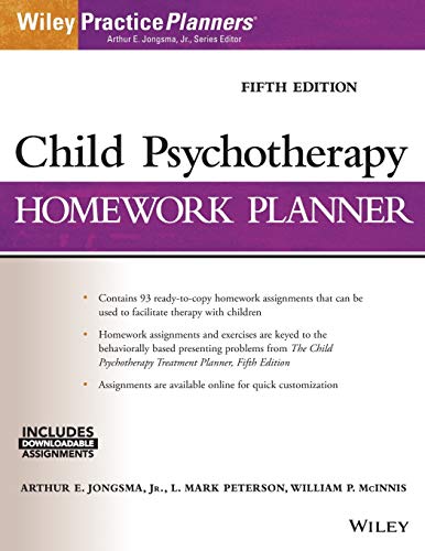 Stock image for Child Psychotherapy Homework Planner (PracticePlanners) for sale by HPB-Red