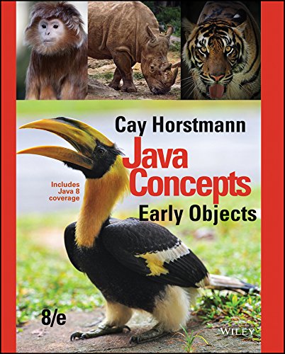 Stock image for Java Concepts Early Objects, 8th Edition for sale by SecondSale