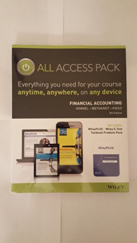 9781119210818: Financial Accounting: Tools for Business Decision Making 8e All Access Pack