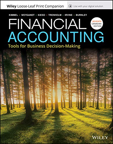Beispielbild fr Financial Accounting: Tools for Business Decision-Making, Seventh Canadian Loose-leaf Print Companion zum Verkauf von HPB-Red