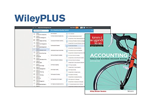 Imagen de archivo de Bundle: Accounting 6e Binder Ready Version + WileyPLUS Access Code a la venta por HPB-Red