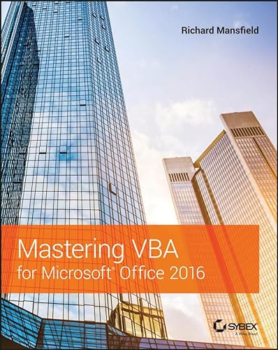 Imagen de archivo de Mastering VBA for Microsoft Office 2016 a la venta por ThriftBooks-Atlanta