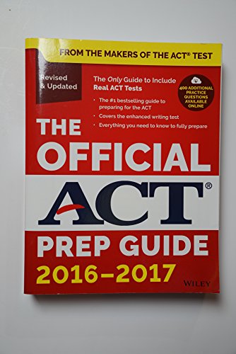 Beispielbild fr The Official ACT Prep Guide, 2016 - 2017 zum Verkauf von Better World Books