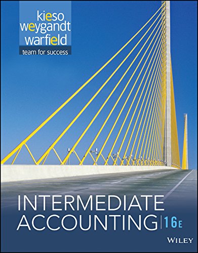 

Inediate Accounting, 16th Edition Wiley Registration Kieso, Donald E.