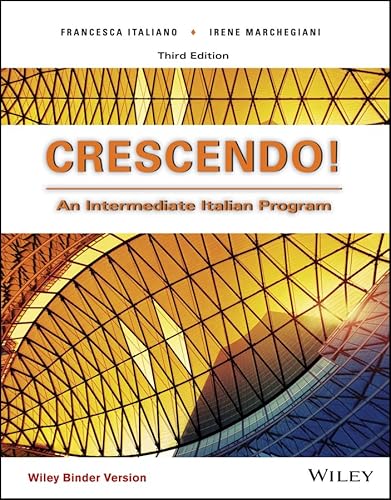 Imagen de archivo de Crescendo!: An Intermediate Italian Program (Italian Edition) a la venta por Textbooks_Source