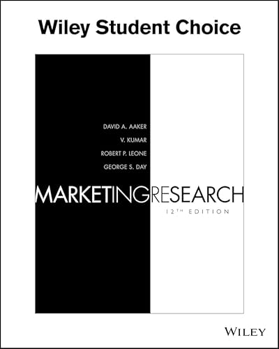 Beispielbild fr Marketing Research zum Verkauf von BooksRun