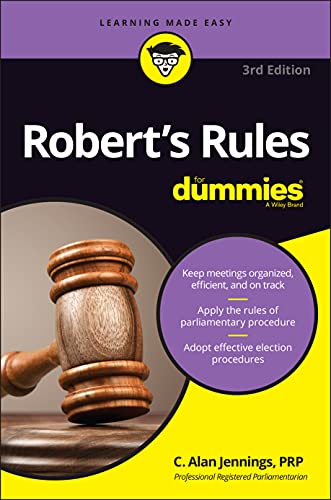 Stock image for Robert's Rules For Dummies for sale by SecondSale