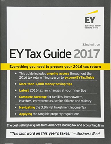 Imagen de archivo de Ernst and Young Tax Guide 2017 a la venta por Better World Books