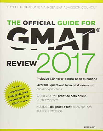 Beispielbild fr The Official Guide for GMAT Review 2017 with Online Question Bank and Exclusive Video zum Verkauf von Better World Books