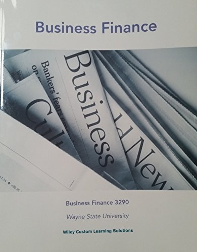 Imagen de archivo de Fundamentals of Corporate Finance (Business Finance 3290 - Wayne State University) a la venta por HPB-Red