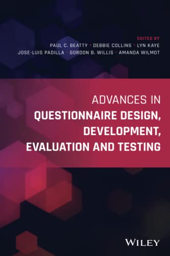 Beispielbild fr Advances in Questionnaire Design, Development, Evaluation and Testing zum Verkauf von Blackwell's
