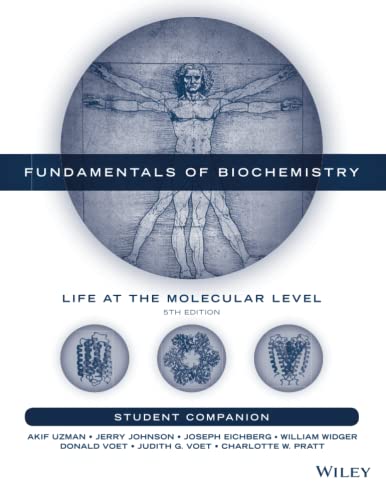 Stock image for Fundamentals of Biochemistry, Student Companion: Life at the Molecular Level for sale by HPB-Red
