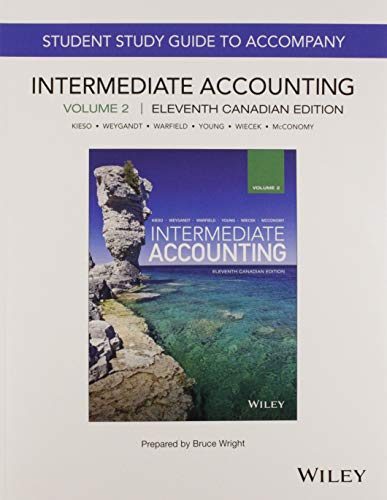 Stock image for Intermediate Accounting, 11th Canadian Edition, Volume 2 Study Guide for sale by Better World Books