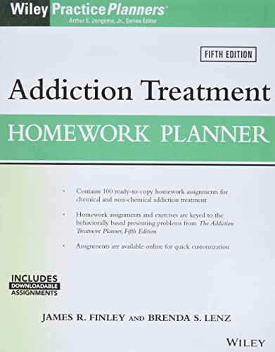 9781119278047: Addiction Treatment Homework Planner, 5th Edition