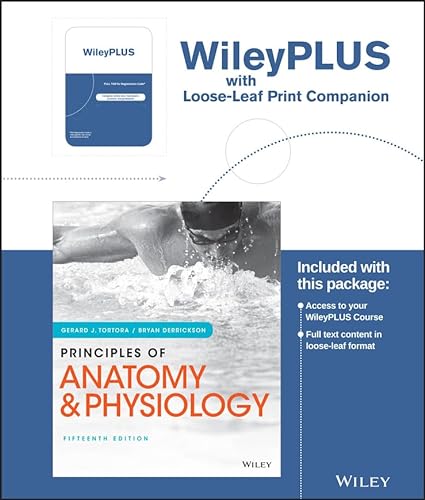 Beispielbild fr Principles of Anatomy and Physiology, 15e Loose-Leaf Print Companion WileyPLUS zum Verkauf von BooksRun
