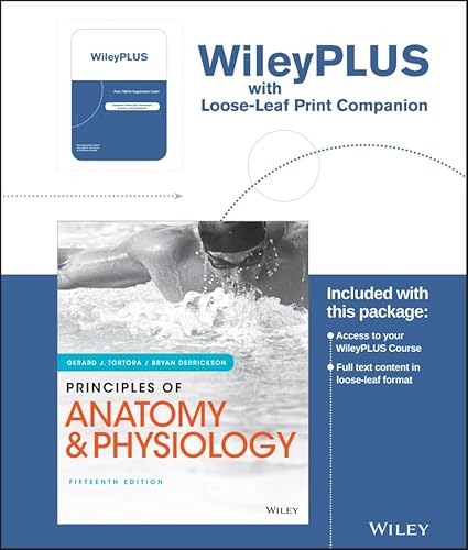 Imagen de archivo de Principles of Anatomy and Physiology, 15e Loose-Leaf Print Companion WileyPLUS a la venta por BooksRun