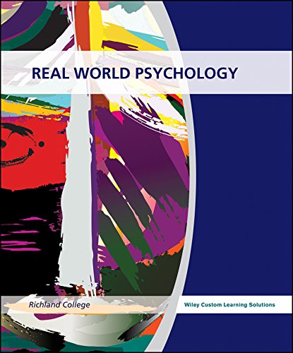 Beispielbild fr Real World Psychology zum Verkauf von Half Price Books Inc.