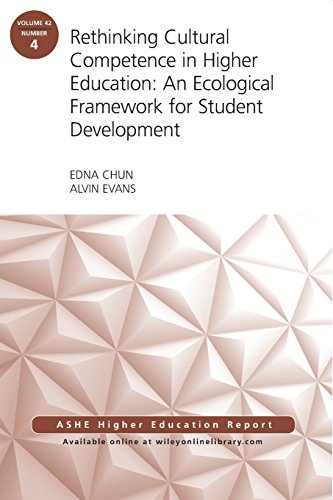 Stock image for Rethinking Cultural Competence in Higher Education: An Ecological Framework for Student Development: ASHE Higher Education Report, Volume 42, Number 4 (J-B ASHE Higher Education Report Series (AEHE)) for sale by HPB-Red