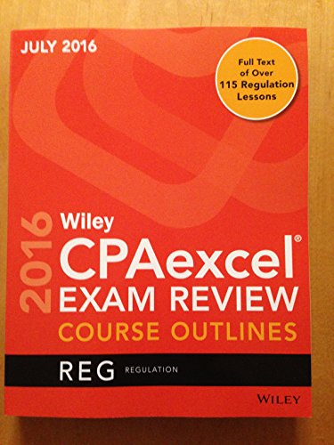 Stock image for Wiley CPAexcel Exam Review REG 2016 for sale by ThriftBooks-Dallas