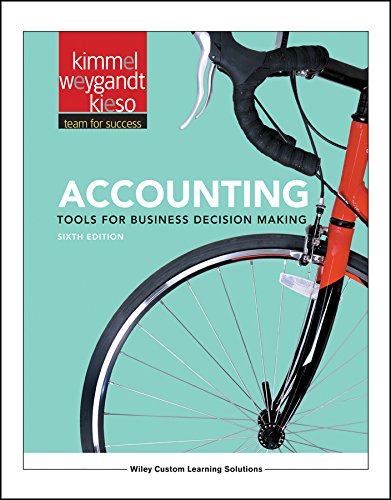 9781119298236: Accounting: Tools for Business Decision Making, 6t
