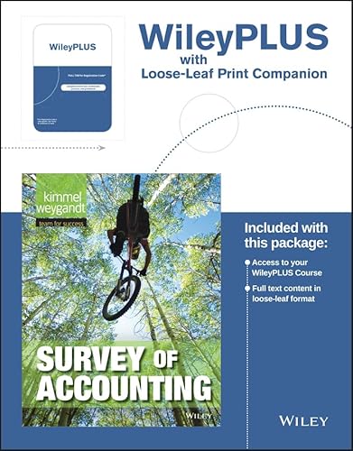 Stock image for Survey of Accounting Binder Ready Version for sale by Books of the Smoky Mountains
