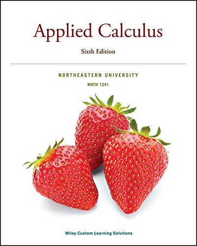 Stock image for Applied Calculus 6th edition for sale by The Book Cellar, LLC