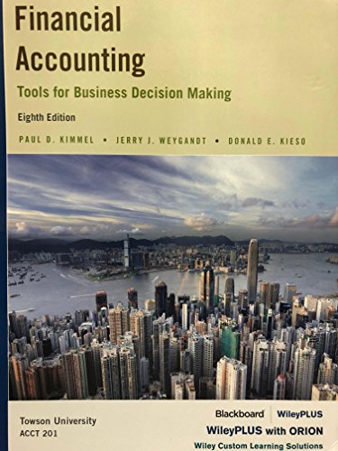 Imagen de archivo de Financial Accounting Tools for Business Decision Making a la venta por BooksRun