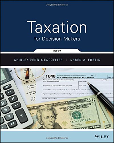 Beispielbild fr Taxation for Decision Makers zum Verkauf von Better World Books