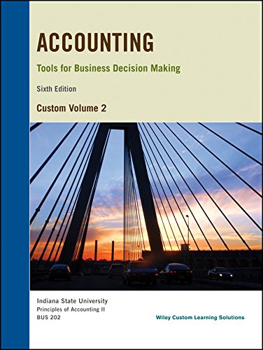 Beispielbild fr Accounting Tools for Business Decision Making 6th zum Verkauf von Better World Books