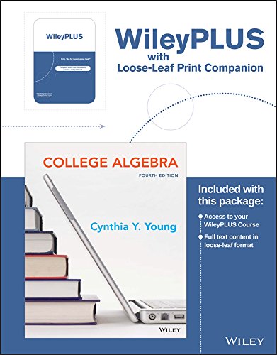 Imagen de archivo de College Algebra, 4e WileyPLUS Learning Space Registration Card + Loose-leaf Print Companion a la venta por Easy Books