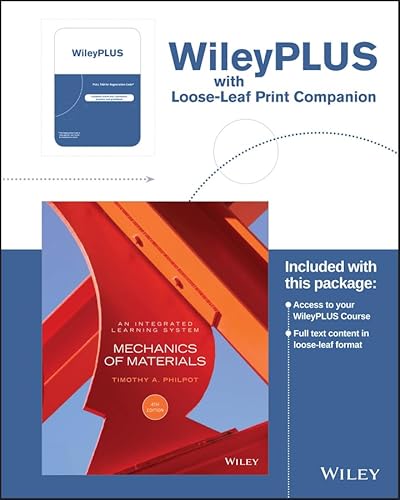 Stock image for Mechanics of Materials: An Integrated Learning System, 4e WileyPLUS Registration Card + Loose-leaf Print Companion for sale by BooksRun