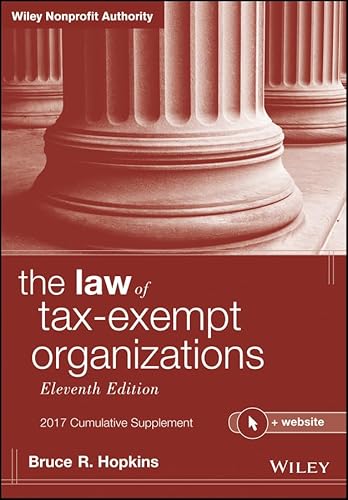 9781119345183: The Law of Tax-Exempt Organizations, 2017 Cumulative Supplement, + Website