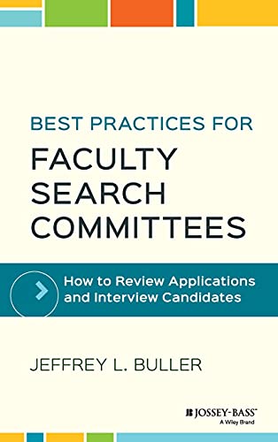 9781119349969: Best Practices for Faculty Search Committees