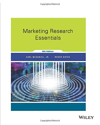 Beispielbild fr Marketing Research Essentials zum Verkauf von BooksRun