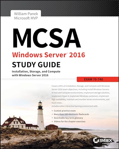 Stock image for MCSA Windows Server 2016 Exam 70-740 - Installation, Storage, and Compute With Windows Server 2016 for sale by Blackwell's