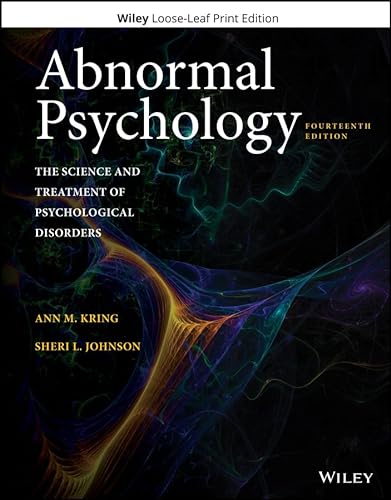 9781119362289: Abnormal Psychology: The Science and Treatment of Psychological Disorders