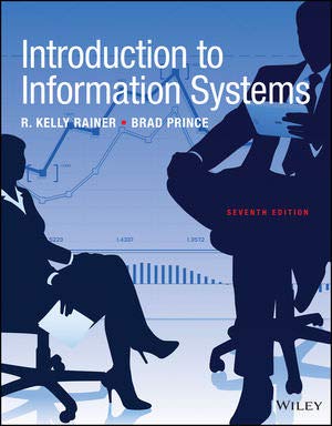 9781119362937: WileyPLUS Introduction to Information Systems: Seventh Edition Loose-Leaf Print Companion