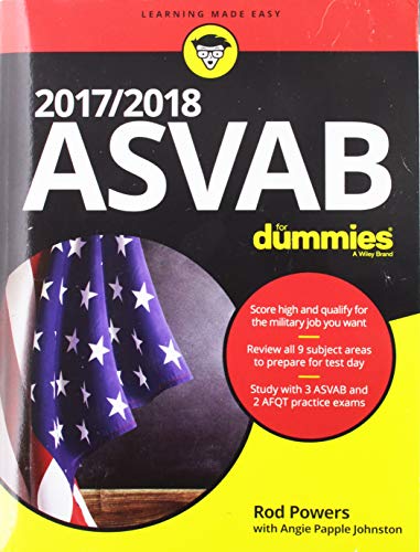 Imagen de archivo de 2017 / 2018 ASVAB For Dummies a la venta por Your Online Bookstore