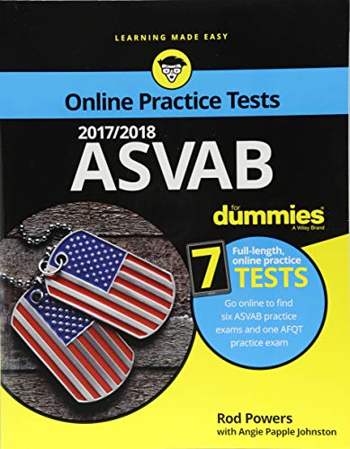 9781119365655: ASVAB for Dummies 2017/2018: Online Practice Tests