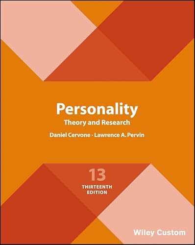 Beispielbild fr Personality : Theory and Research zum Verkauf von Buchpark