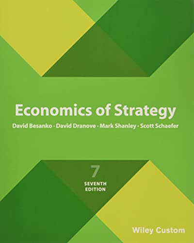 9781119378761: Economics of Strategy