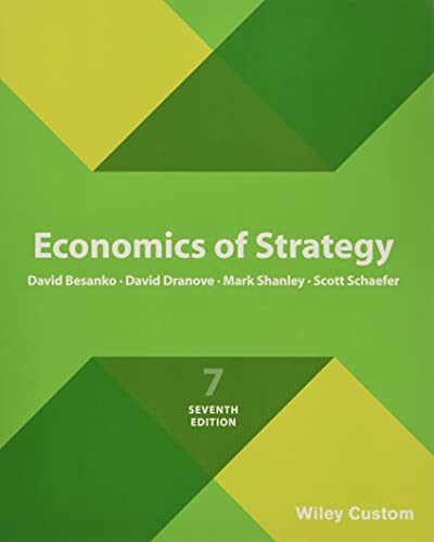 Imagen de archivo de Economics of Strategy a la venta por SecondSale