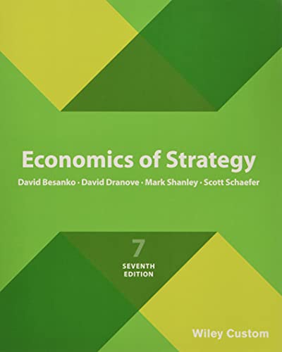 

Economics of Strategy