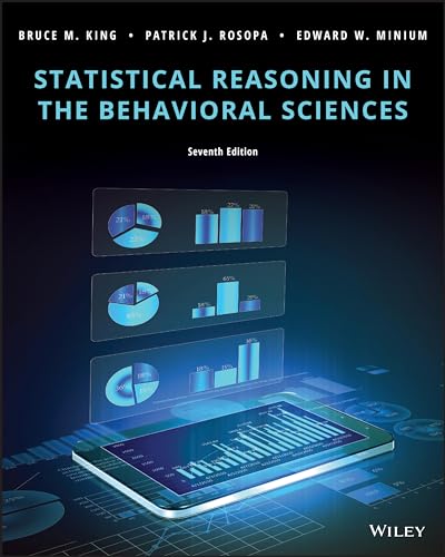 Beispielbild fr Statistical Reasoning in the Behavioral Sciences zum Verkauf von BooksRun