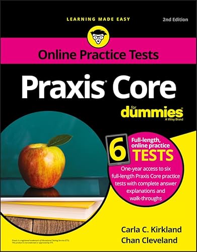 Imagen de archivo de Praxis Core For Dummies with Online Practice Tests (For Dummies (Career/Education)) a la venta por Your Online Bookstore