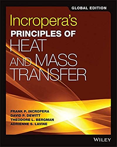 Beispielbild fr Incropera's Principles of Heat and Mass Transfer zum Verkauf von Monster Bookshop